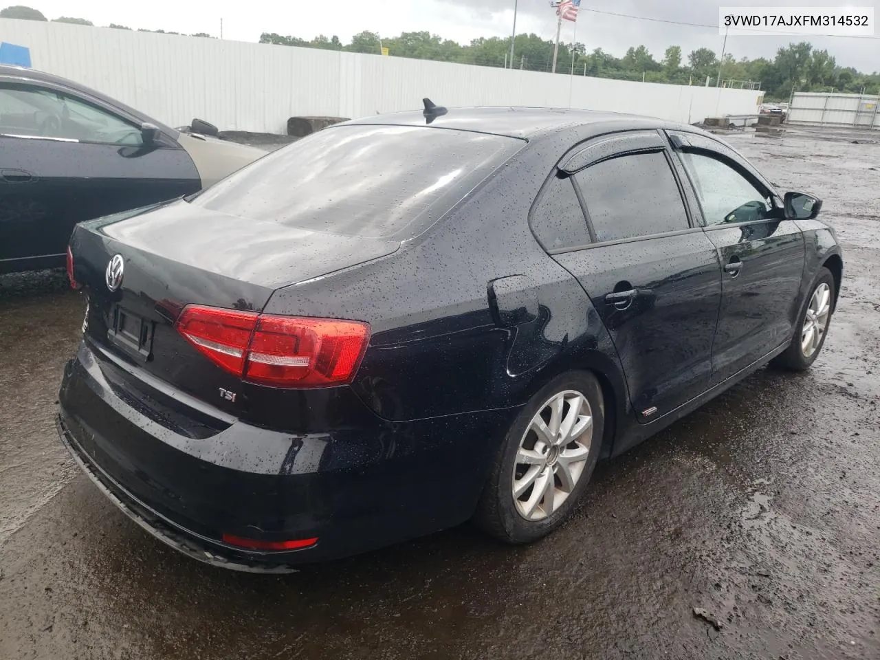 2015 Volkswagen Jetta Se VIN: 3VWD17AJXFM314532 Lot: 66757704