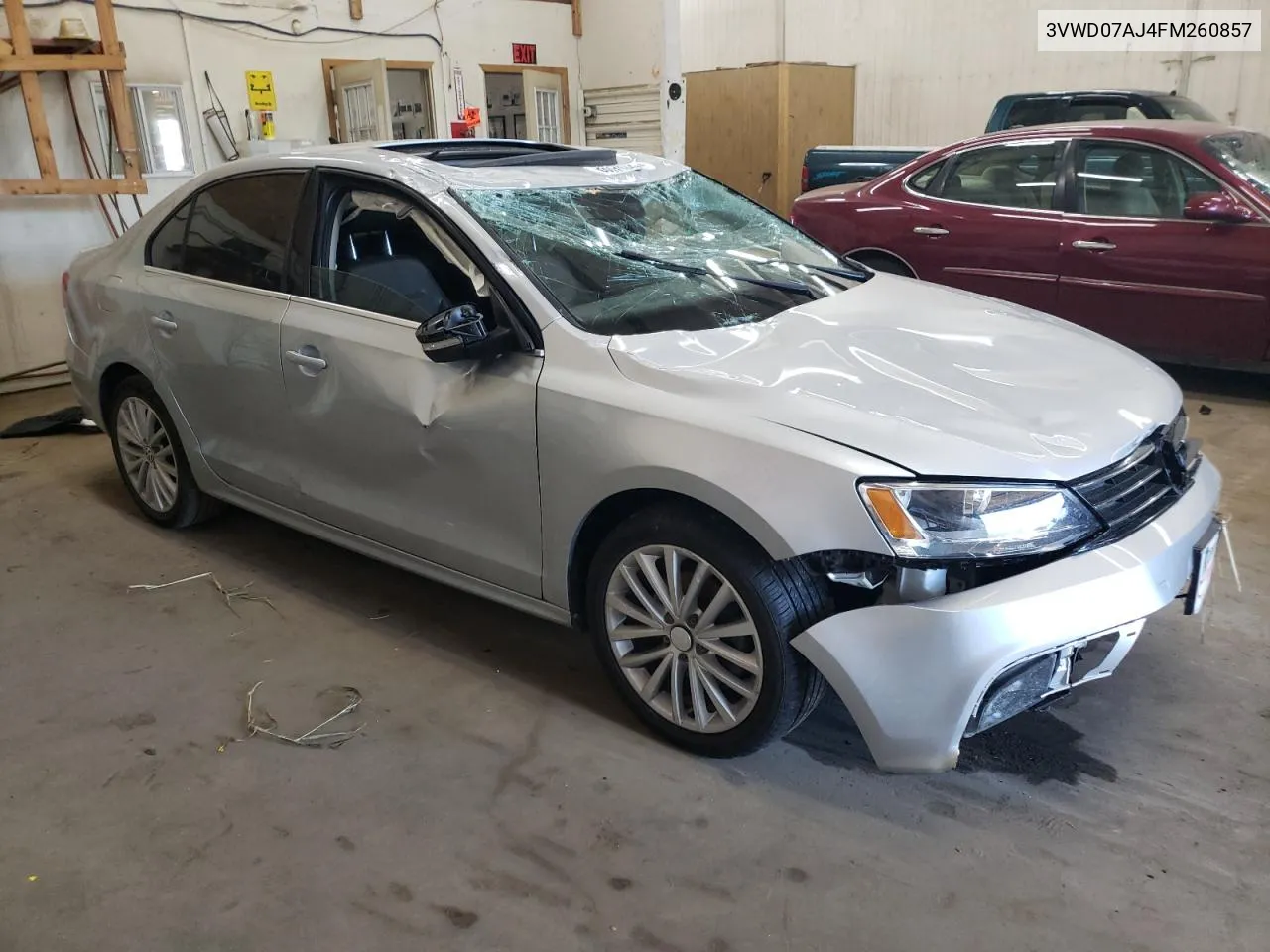 2015 Volkswagen Jetta Se VIN: 3VWD07AJ4FM260857 Lot: 66901944