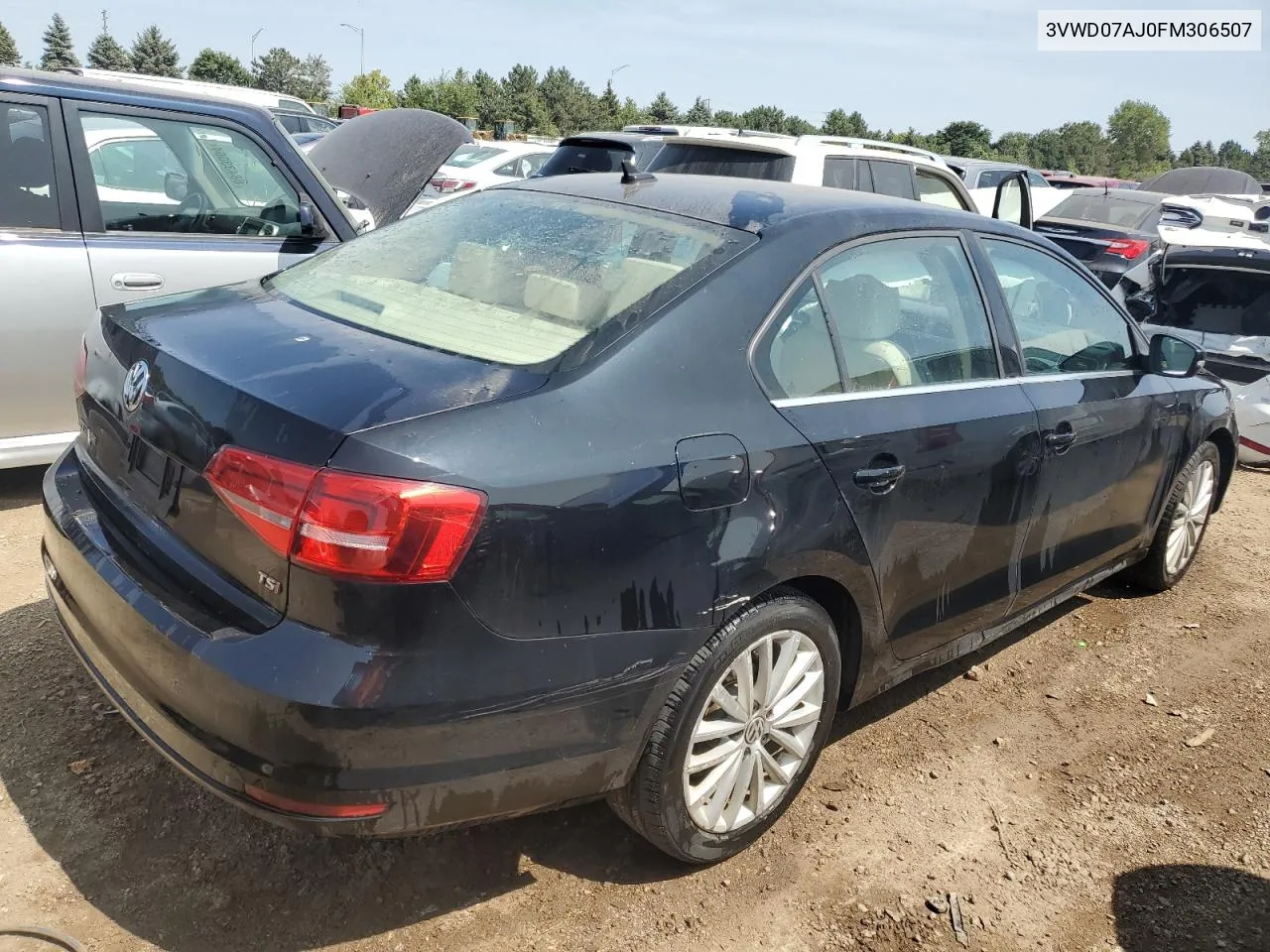 3VWD07AJ0FM306507 2015 Volkswagen Jetta Se