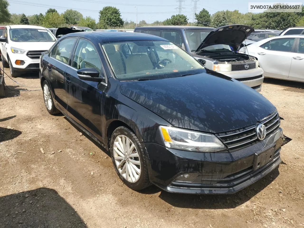 2015 Volkswagen Jetta Se VIN: 3VWD07AJ0FM306507 Lot: 68083194