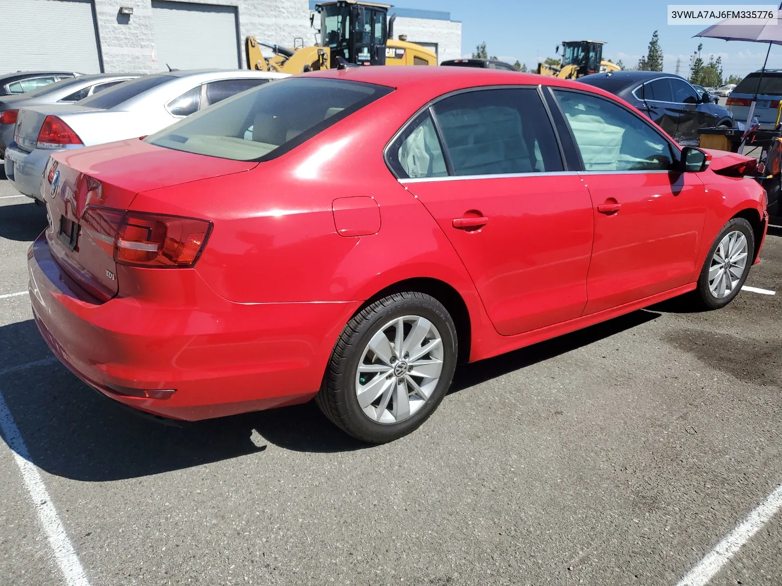 2015 Volkswagen Jetta Tdi VIN: 3VWLA7AJ6FM335776 Lot: 68151554