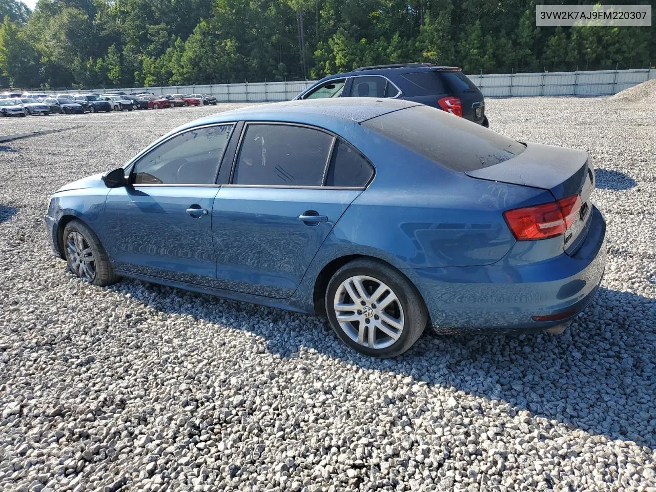 2015 Volkswagen Jetta Base VIN: 3VW2K7AJ9FM220307 Lot: 68463364