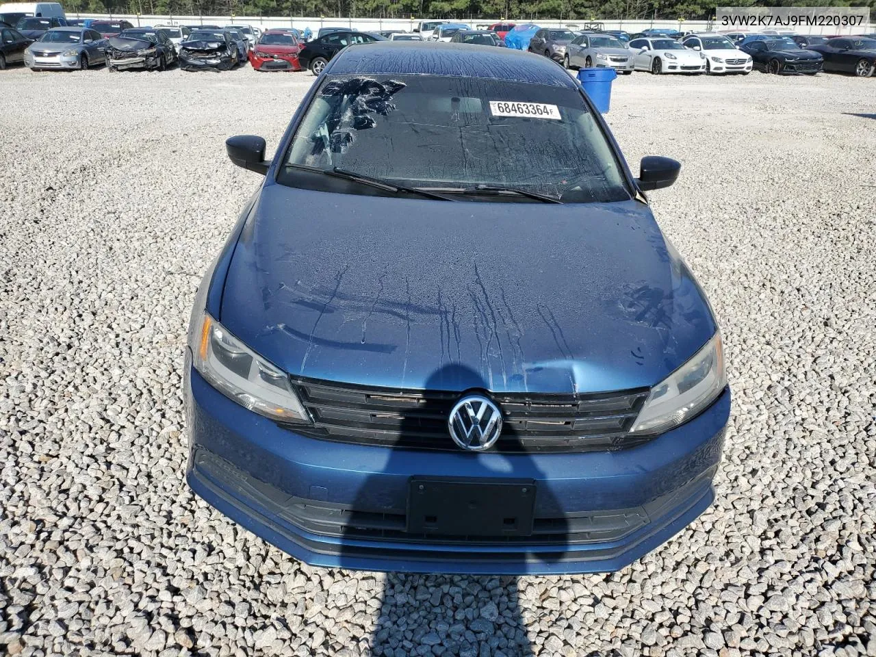 2015 Volkswagen Jetta Base VIN: 3VW2K7AJ9FM220307 Lot: 68463364