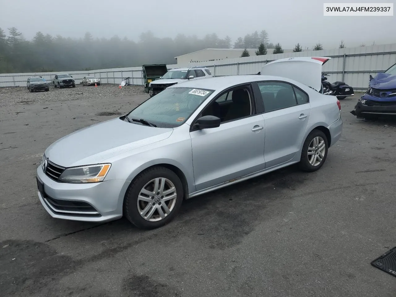 2015 Volkswagen Jetta Tdi VIN: 3VWLA7AJ4FM239337 Lot: 68519734