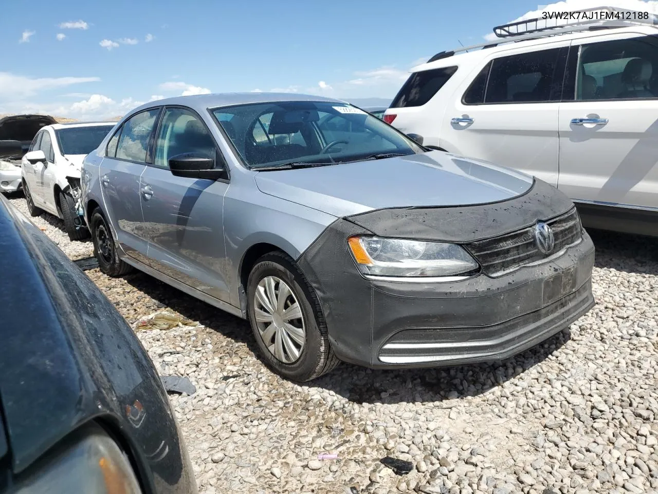 2015 Volkswagen Jetta Base VIN: 3VW2K7AJ1FM412188 Lot: 68826274