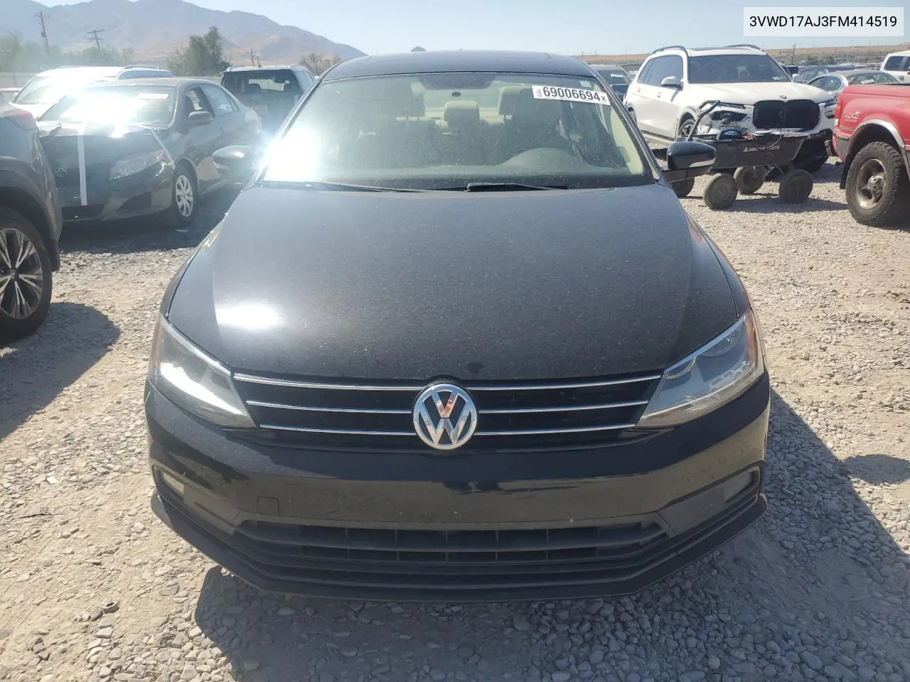 2015 Volkswagen Jetta Se VIN: 3VWD17AJ3FM414519 Lot: 69006694