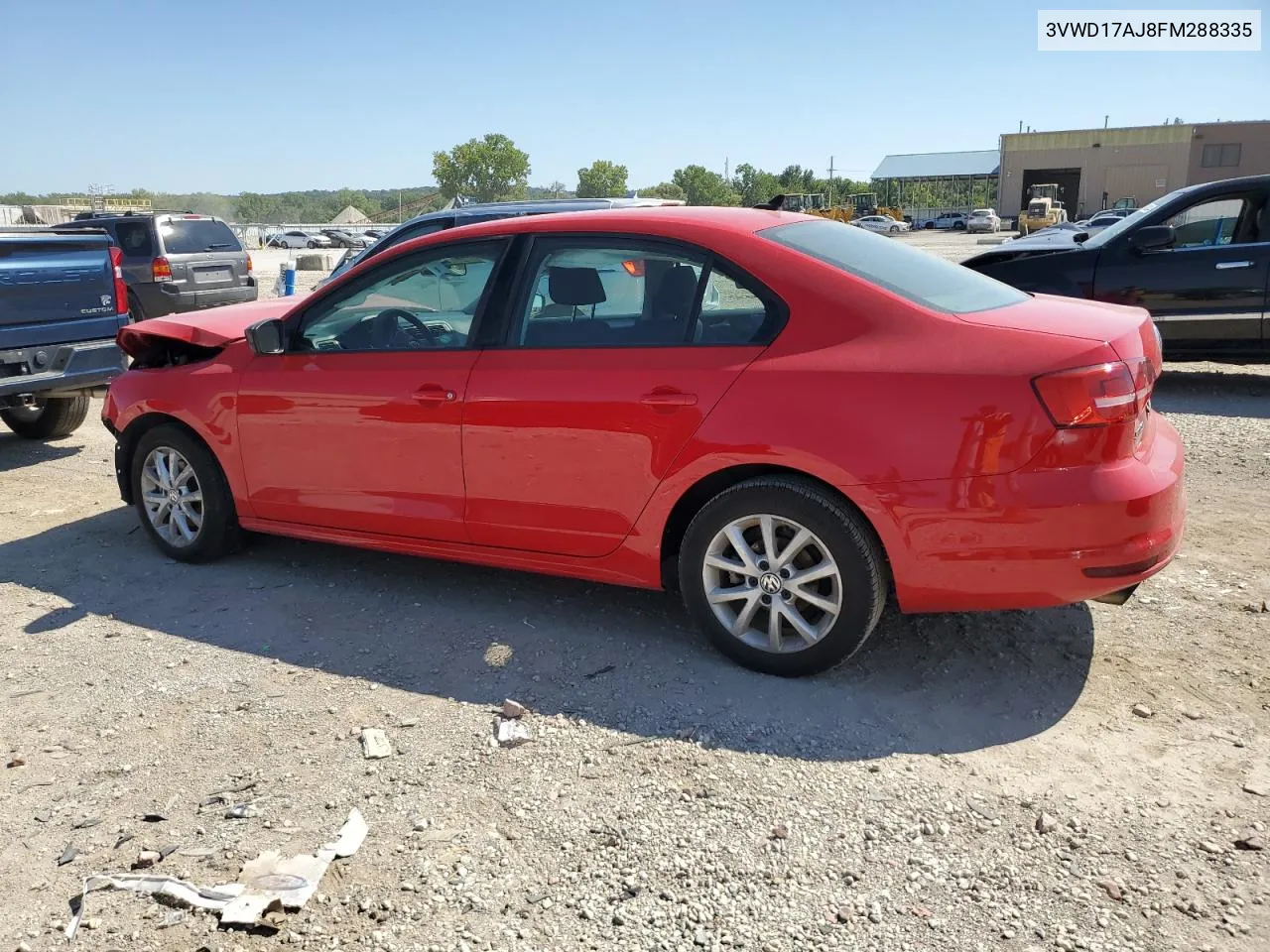 2015 Volkswagen Jetta Se VIN: 3VWD17AJ8FM288335 Lot: 70046674