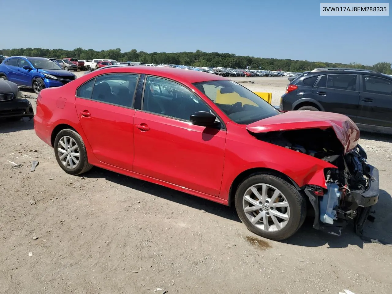 2015 Volkswagen Jetta Se VIN: 3VWD17AJ8FM288335 Lot: 70046674