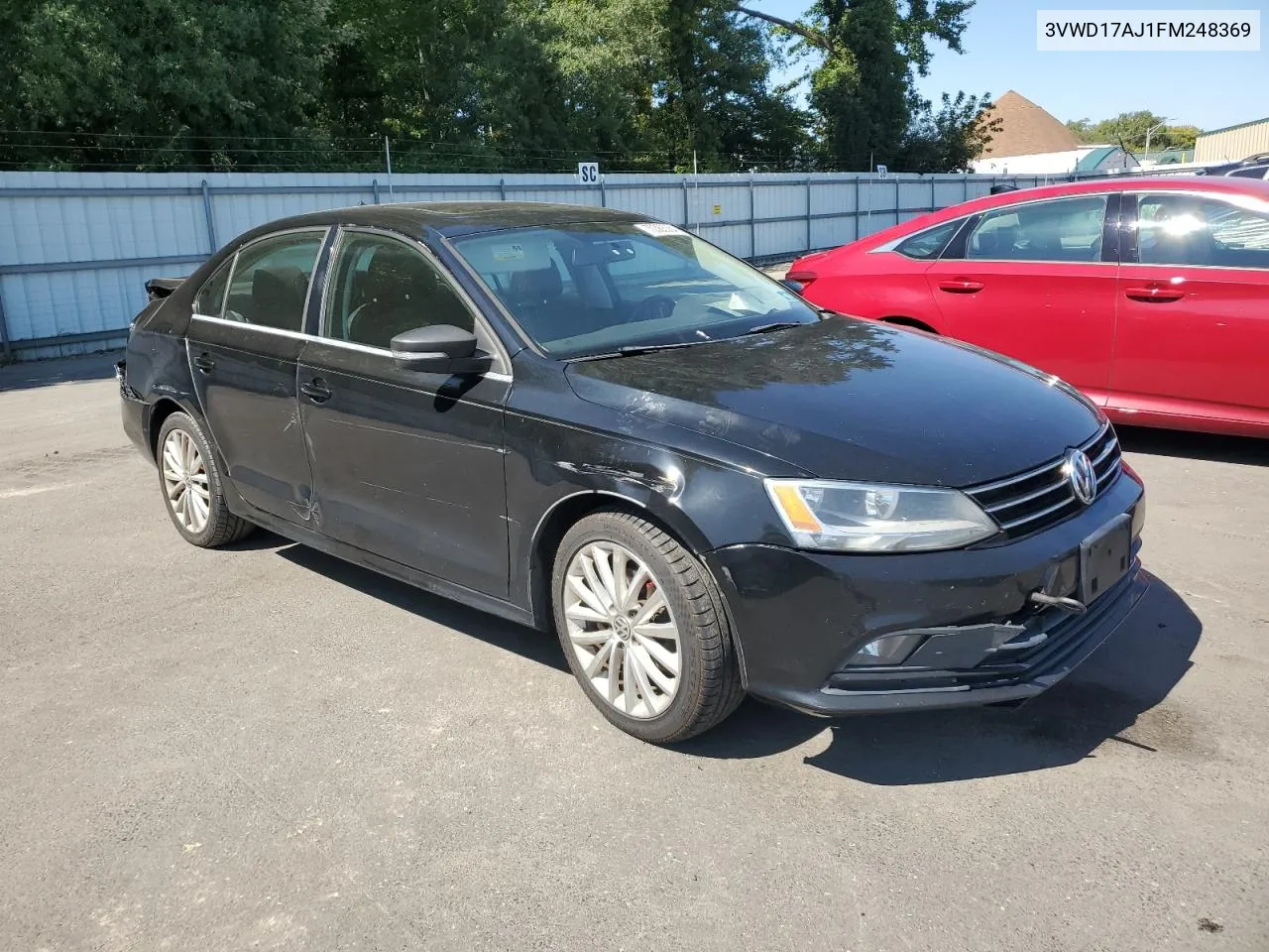 2015 Volkswagen Jetta Se VIN: 3VWD17AJ1FM248369 Lot: 70368364