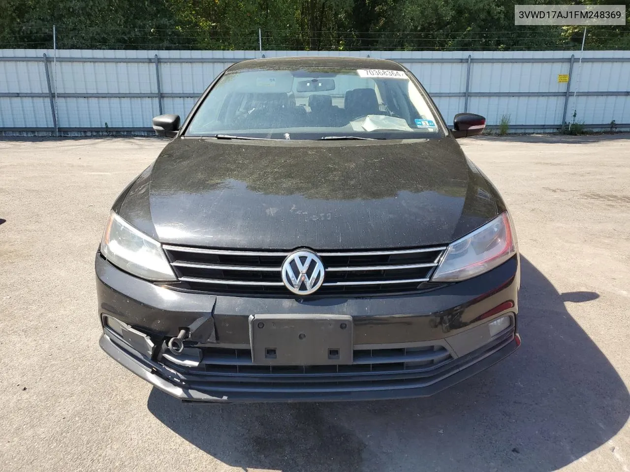 2015 Volkswagen Jetta Se VIN: 3VWD17AJ1FM248369 Lot: 70368364