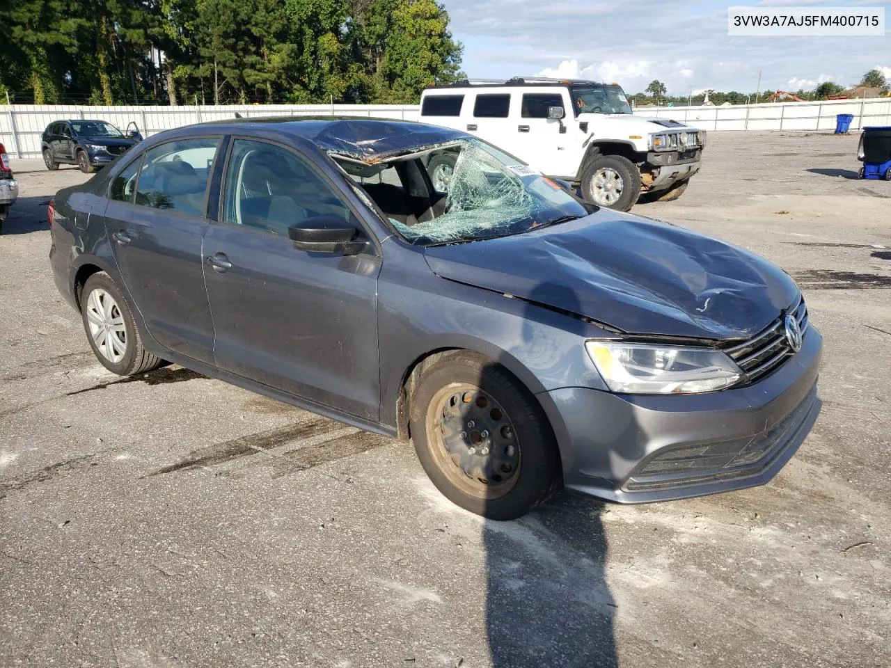 2015 Volkswagen Jetta Tdi VIN: 3VW3A7AJ5FM400715 Lot: 70655134