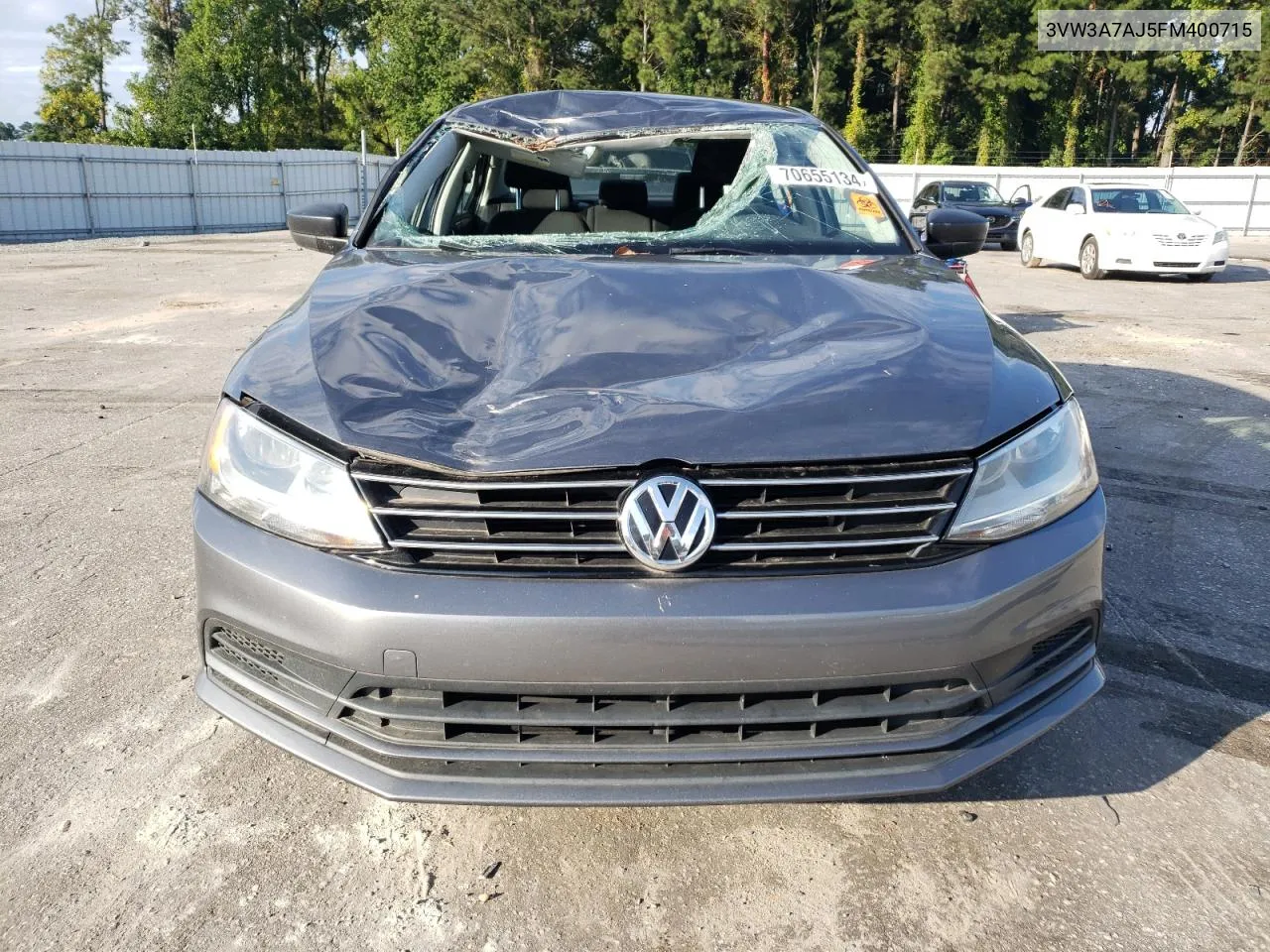 2015 Volkswagen Jetta Tdi VIN: 3VW3A7AJ5FM400715 Lot: 70655134