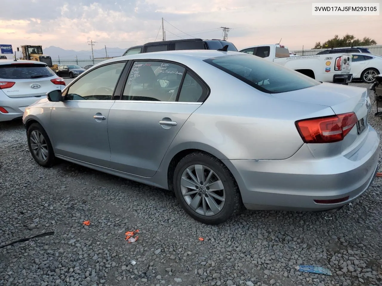 2015 Volkswagen Jetta Se VIN: 3VWD17AJ5FM293105 Lot: 70790934