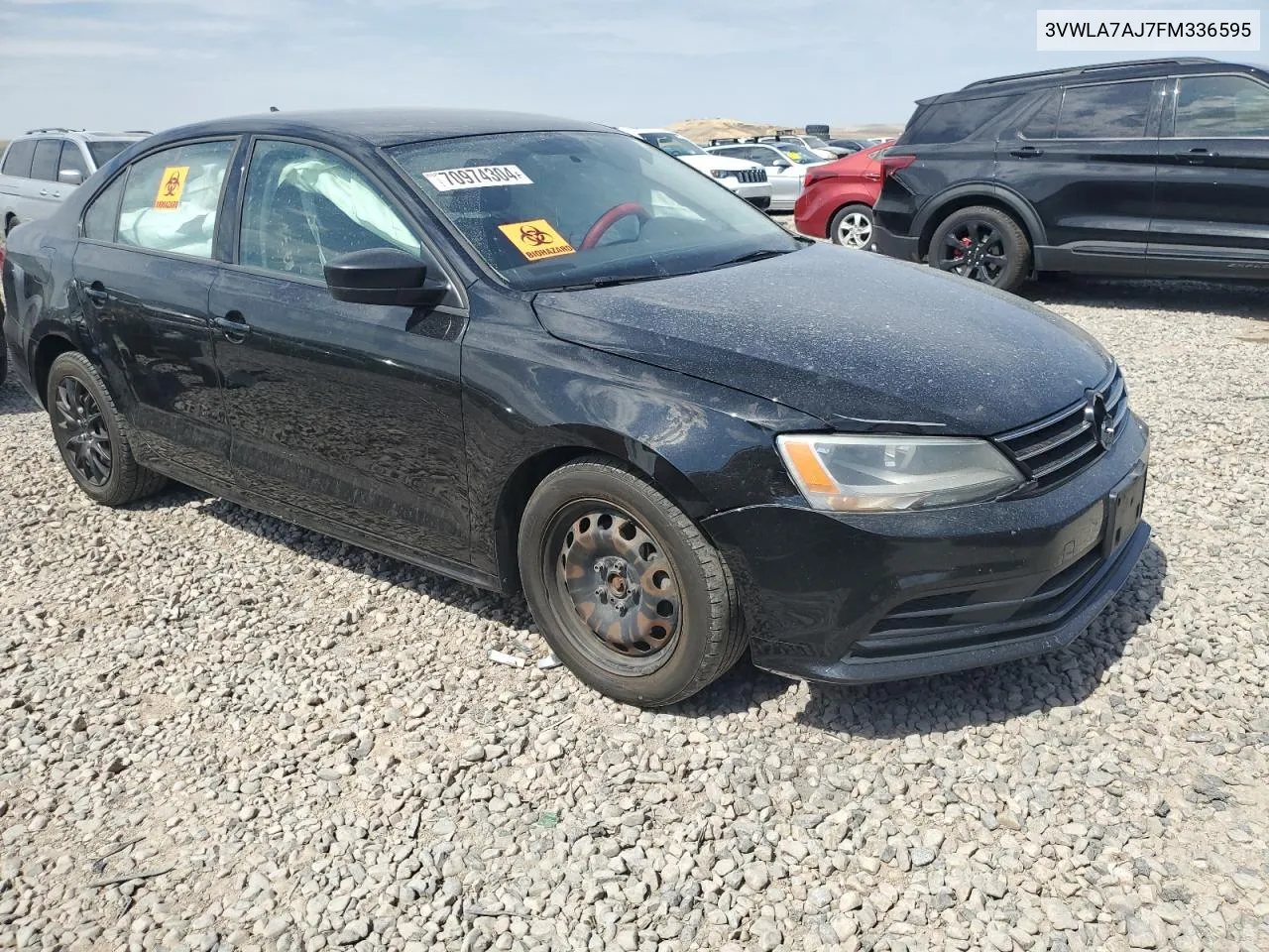 2015 Volkswagen Jetta Tdi VIN: 3VWLA7AJ7FM336595 Lot: 70974304