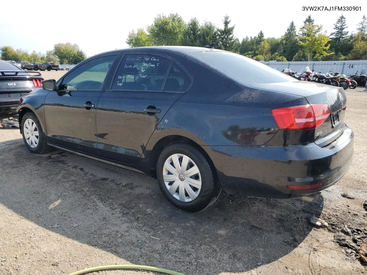 2015 Volkswagen Jetta Base VIN: 3VW2K7AJ1FM330901 Lot: 71473274