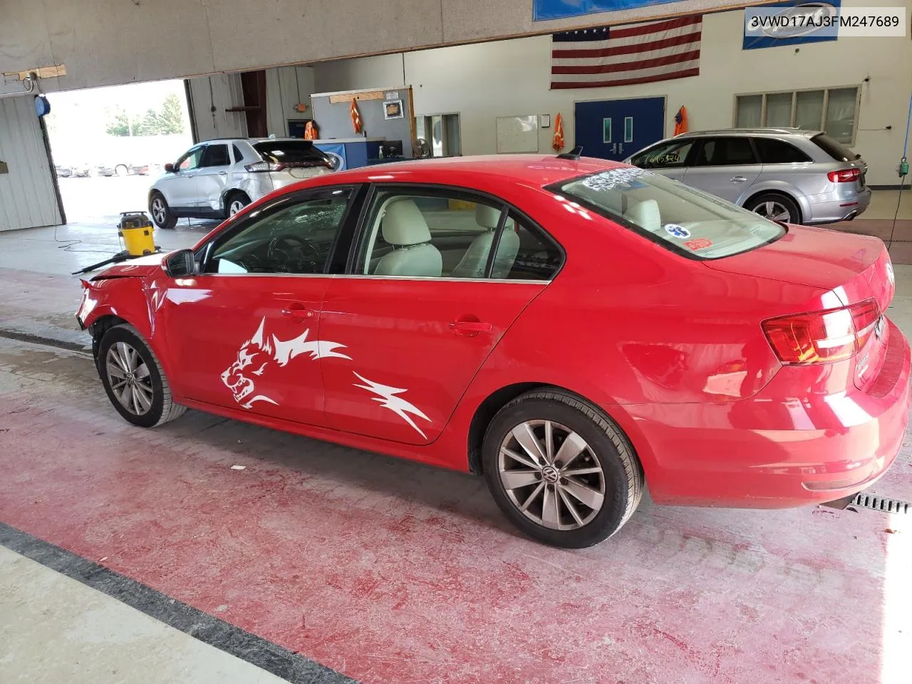 2015 Volkswagen Jetta Se VIN: 3VWD17AJ3FM247689 Lot: 71916814