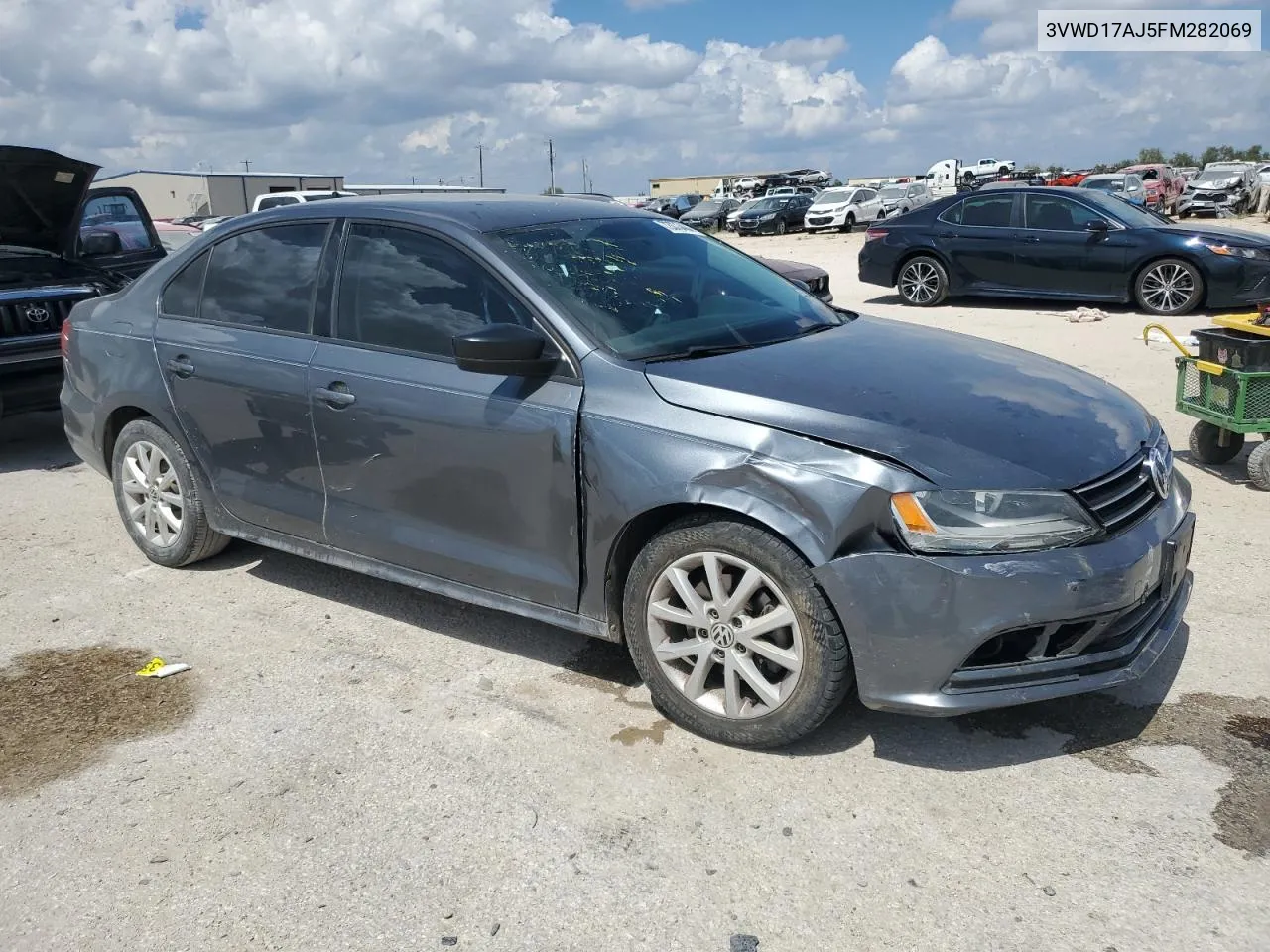 2015 Volkswagen Jetta Se VIN: 3VWD17AJ5FM282069 Lot: 72073404