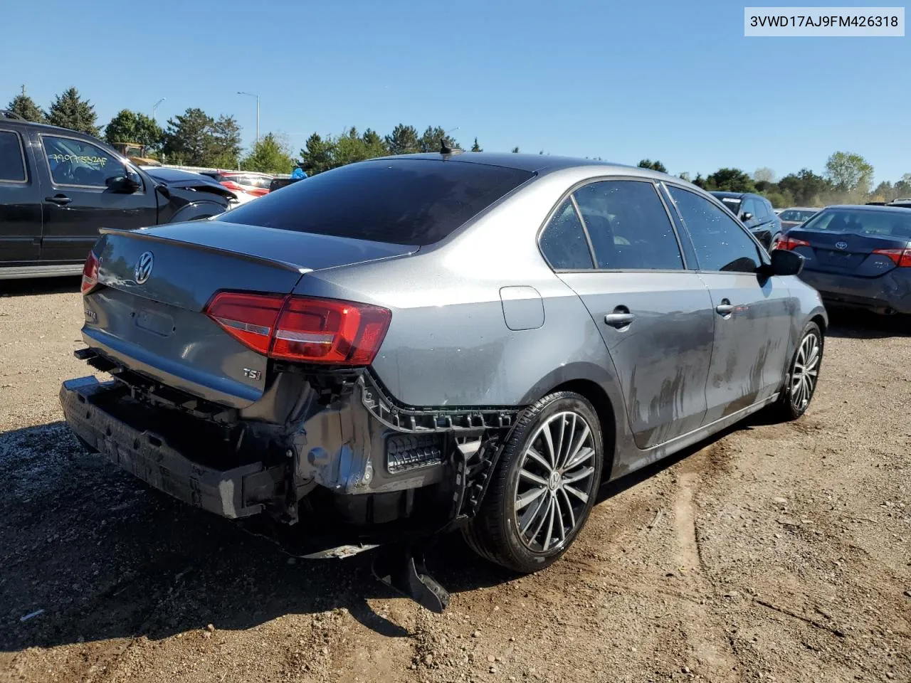 3VWD17AJ9FM426318 2015 Volkswagen Jetta Se