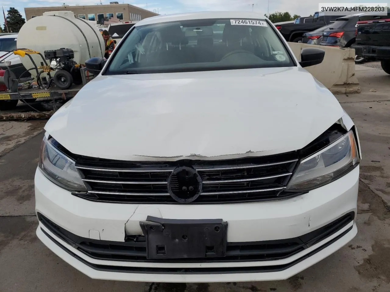 3VW2K7AJ4FM228203 2015 Volkswagen Jetta Base