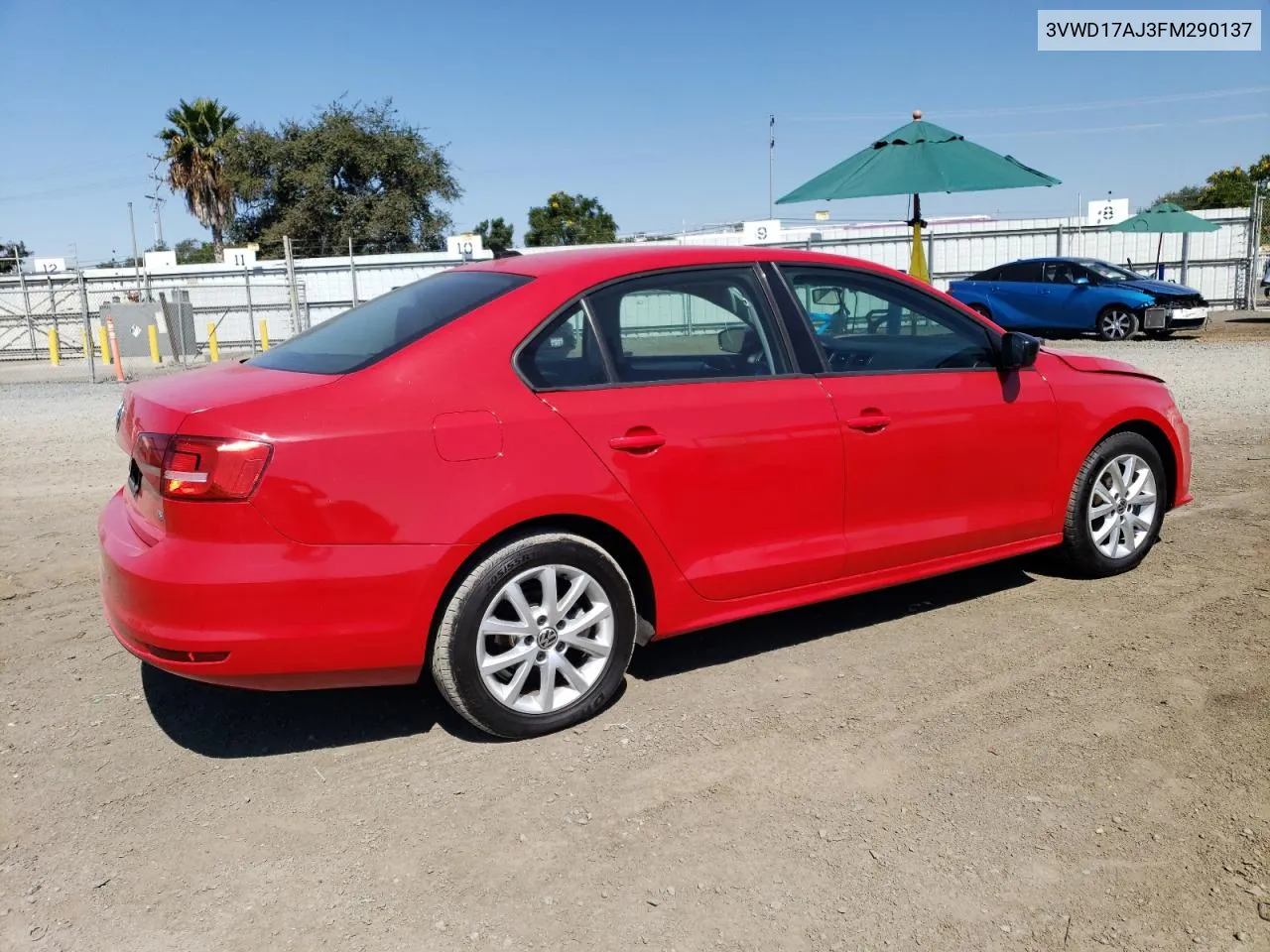 3VWD17AJ3FM290137 2015 Volkswagen Jetta Se