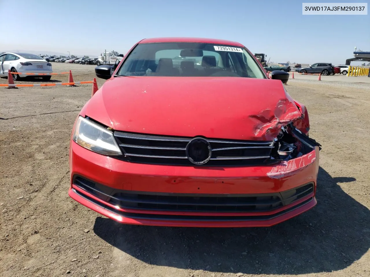 3VWD17AJ3FM290137 2015 Volkswagen Jetta Se