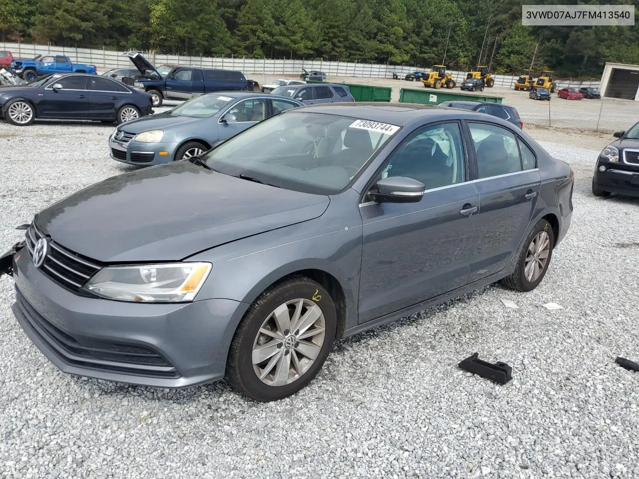 2015 Volkswagen Jetta Se VIN: 3VWD07AJ7FM413540 Lot: 73093744