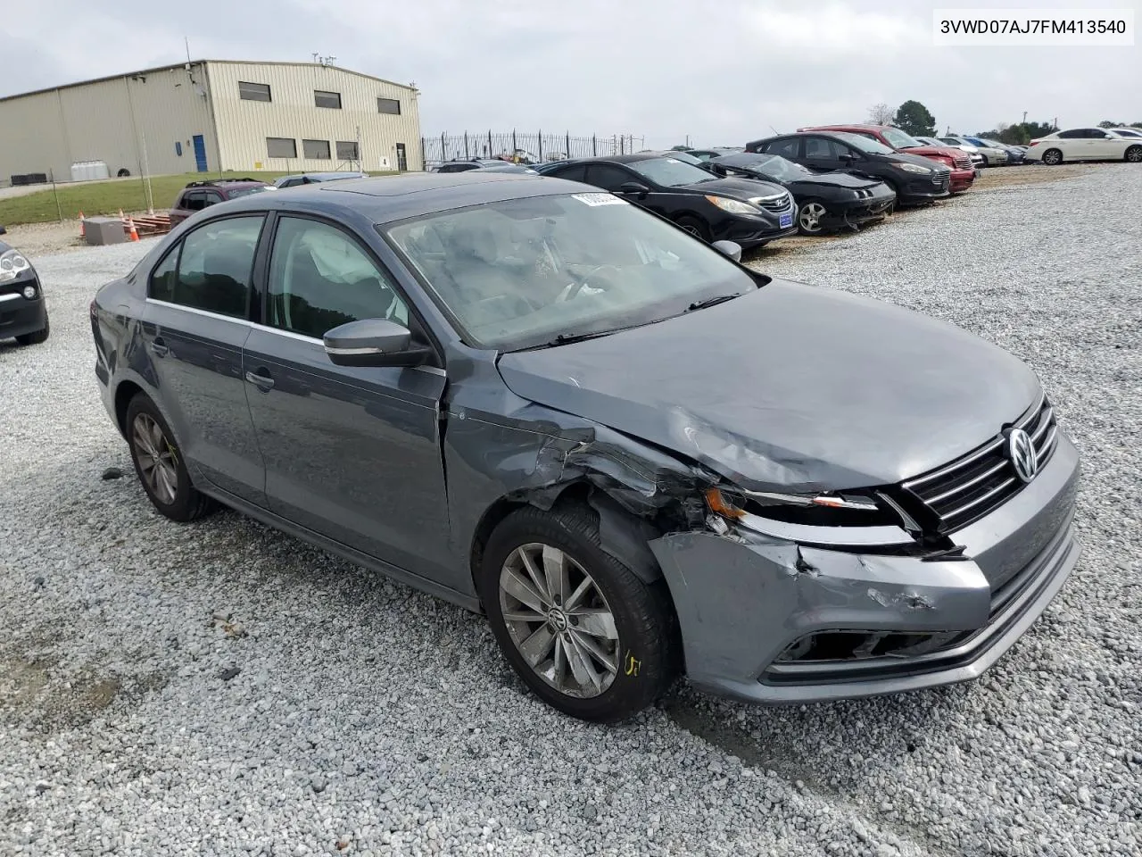 2015 Volkswagen Jetta Se VIN: 3VWD07AJ7FM413540 Lot: 73093744