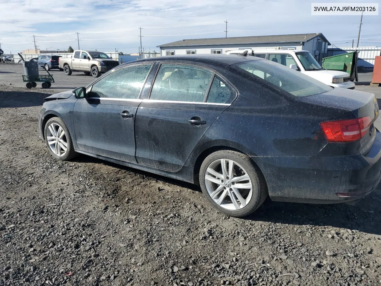 2015 Volkswagen Jetta Tdi VIN: 3VWLA7AJ9FM203126 Lot: 73134064