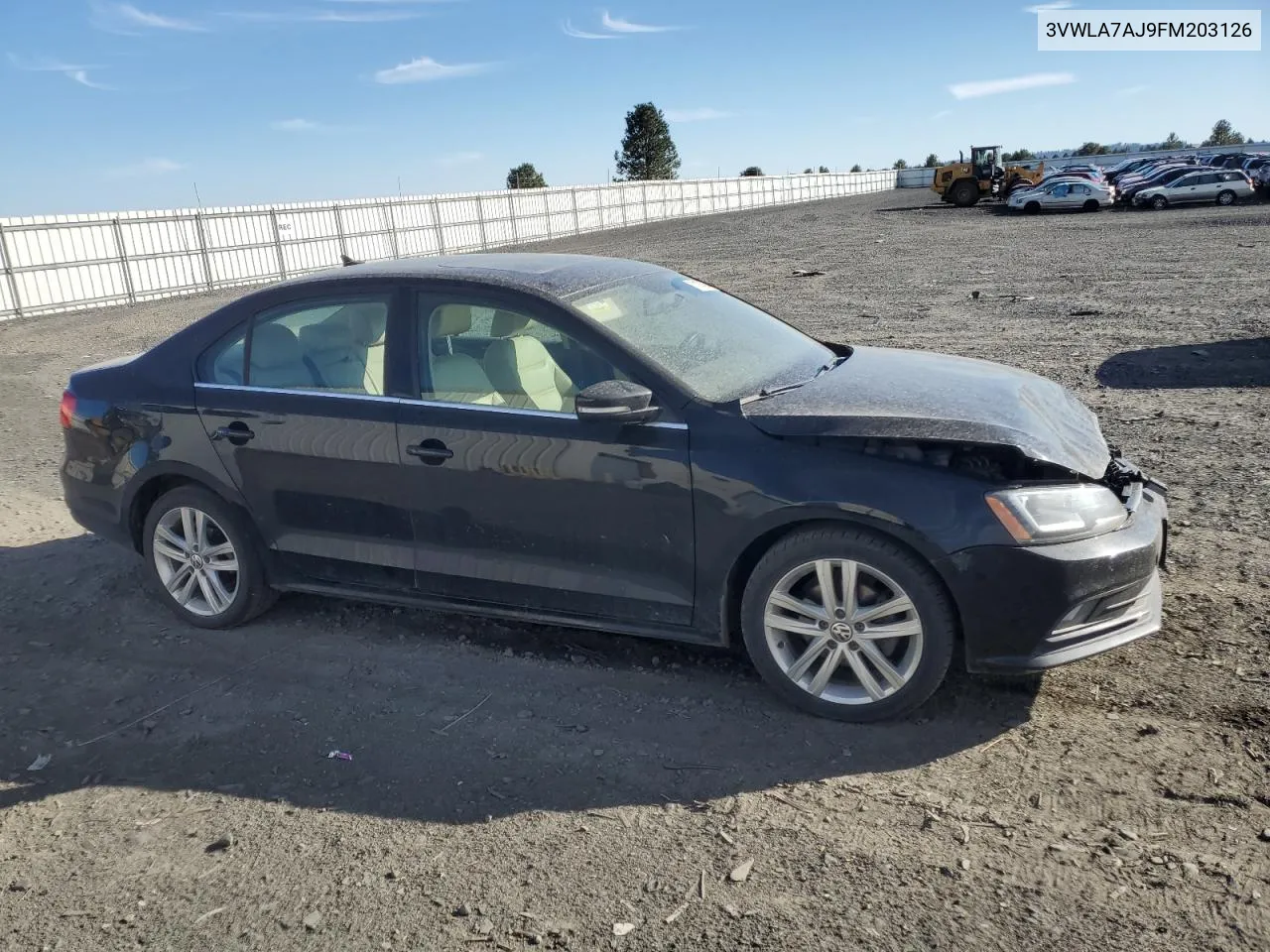 2015 Volkswagen Jetta Tdi VIN: 3VWLA7AJ9FM203126 Lot: 73134064