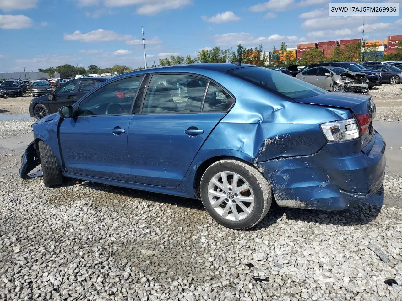 2015 Volkswagen Jetta Se VIN: 3VWD17AJ5FM269936 Lot: 73165974