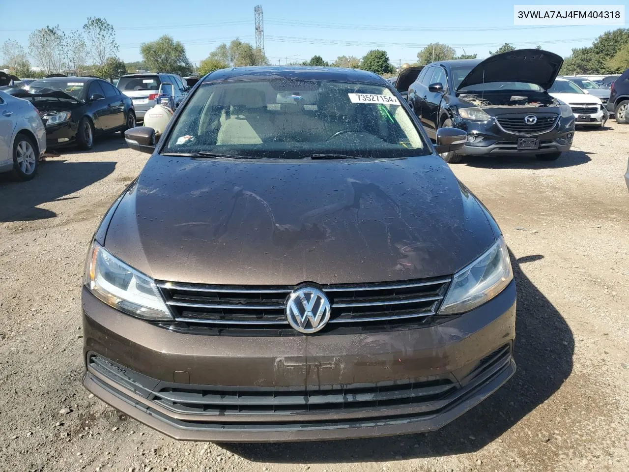 2015 Volkswagen Jetta Tdi VIN: 3VWLA7AJ4FM404318 Lot: 73527154