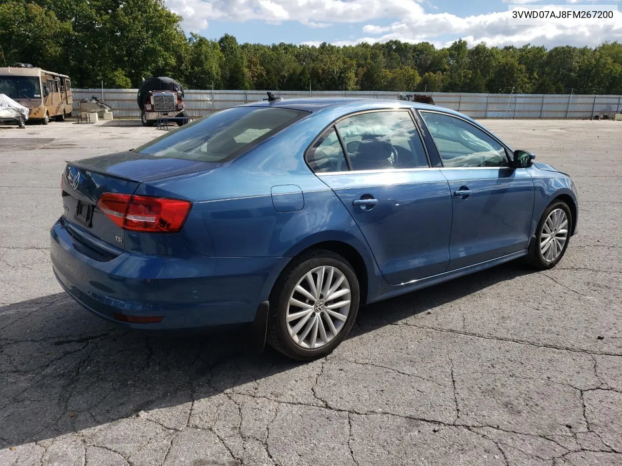 2015 Volkswagen Jetta Se VIN: 3VWD07AJ8FM267200 Lot: 73553834