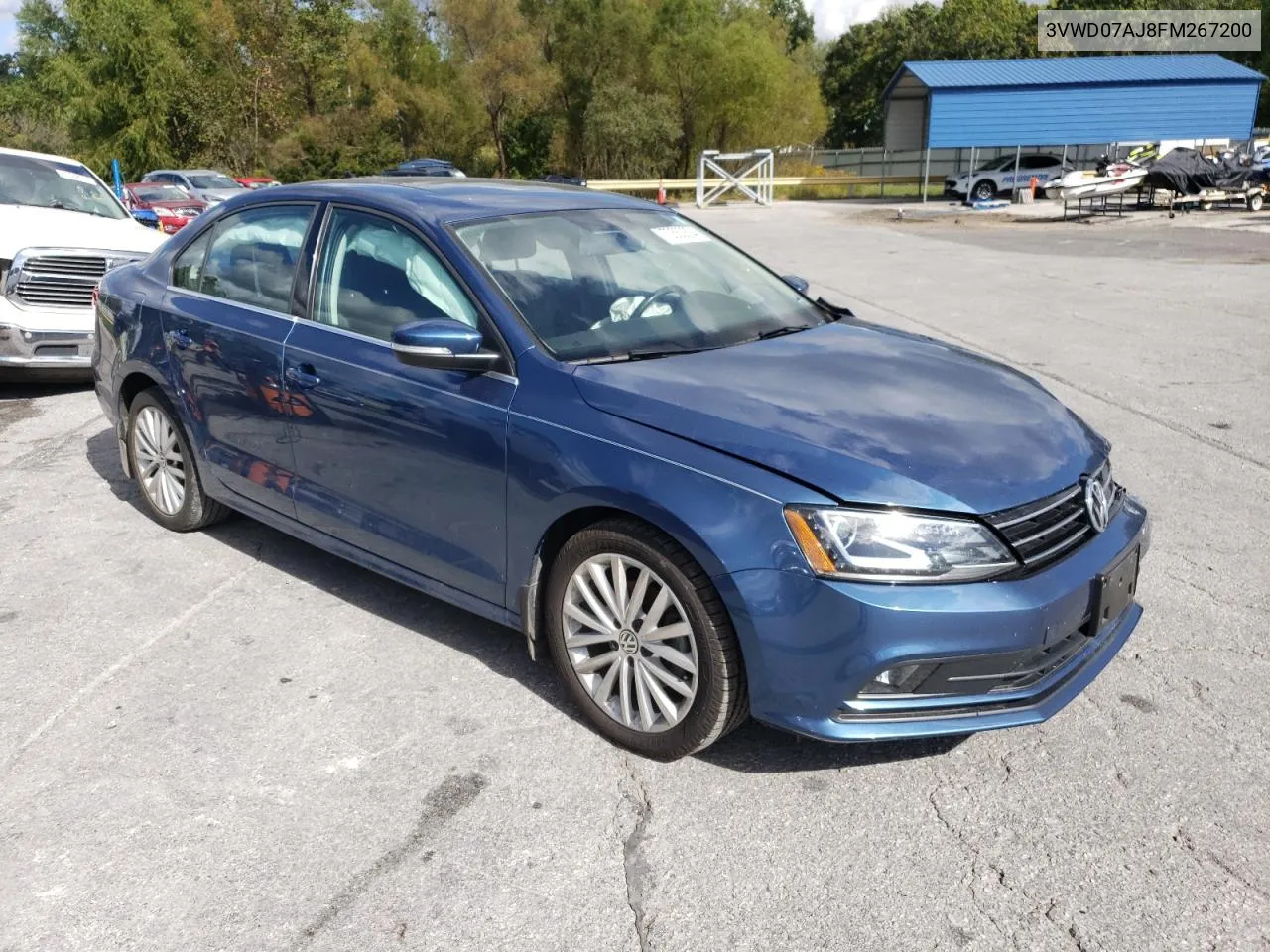 2015 Volkswagen Jetta Se VIN: 3VWD07AJ8FM267200 Lot: 73553834