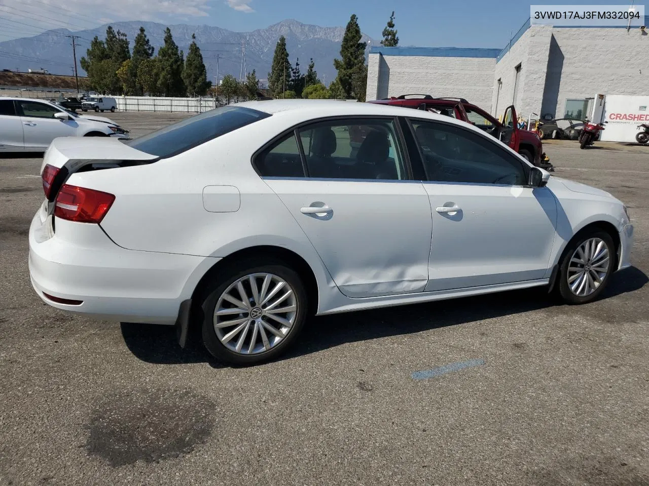 3VWD17AJ3FM332094 2015 Volkswagen Jetta Se