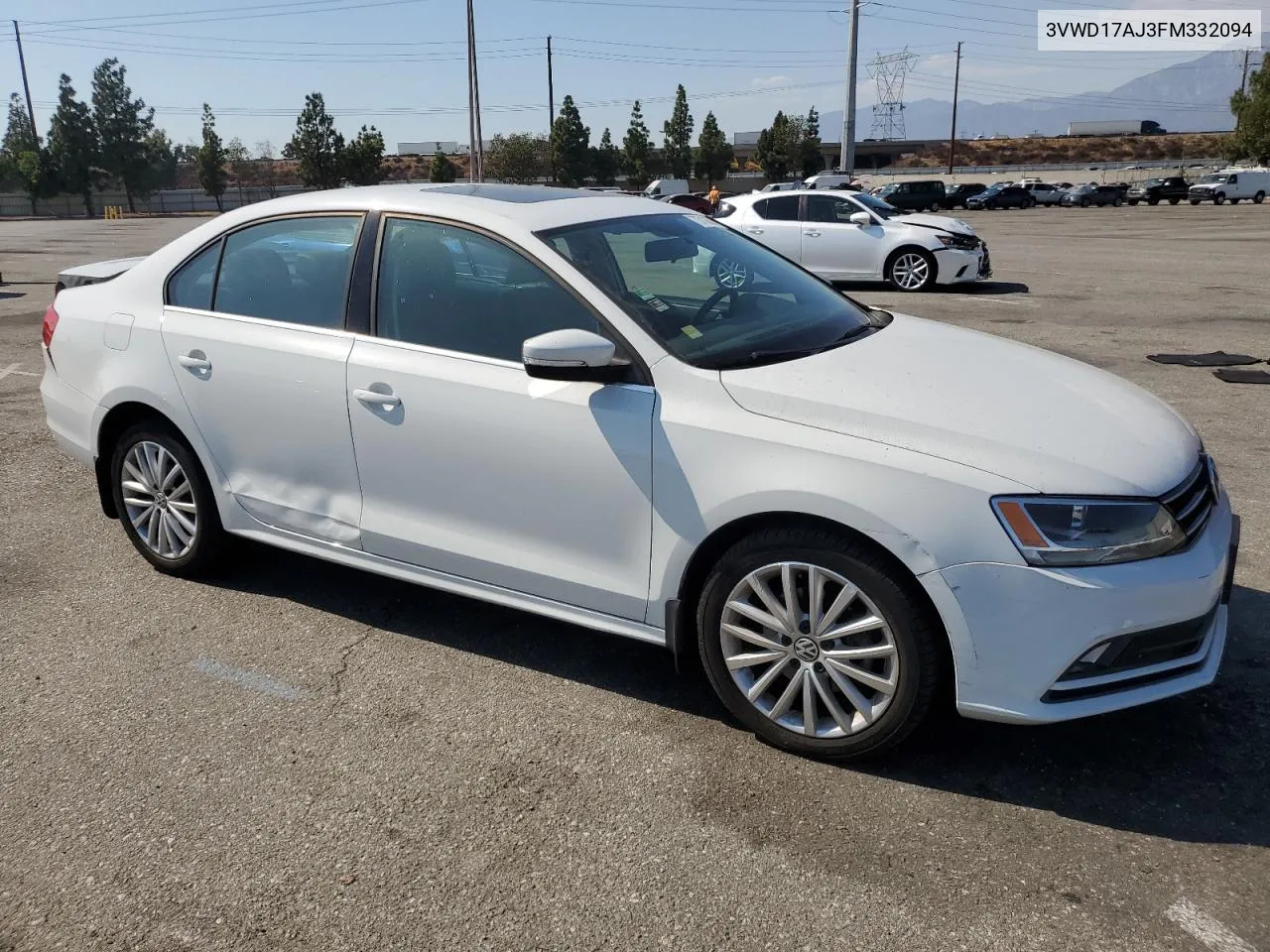 3VWD17AJ3FM332094 2015 Volkswagen Jetta Se