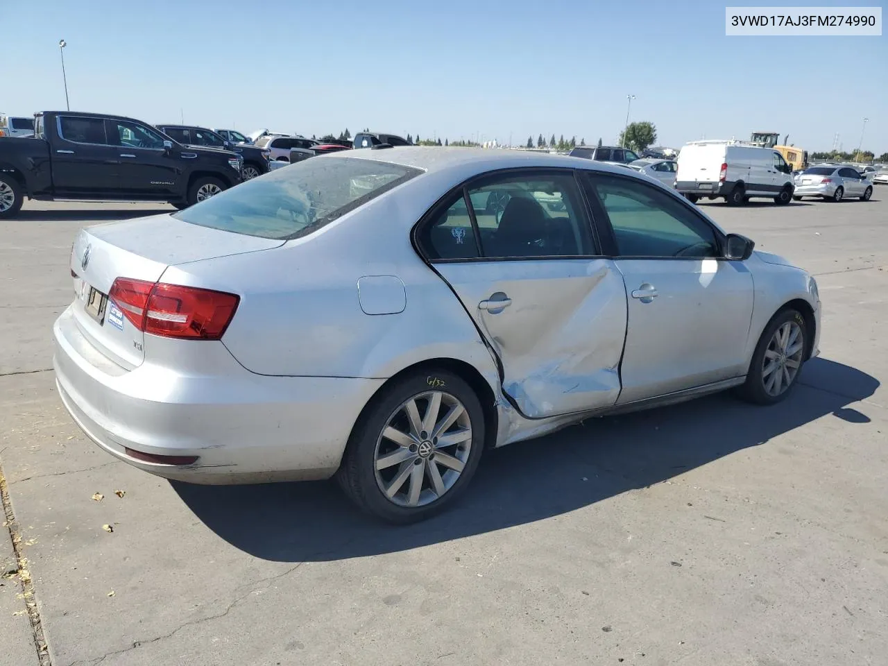 3VWD17AJ3FM274990 2015 Volkswagen Jetta Se