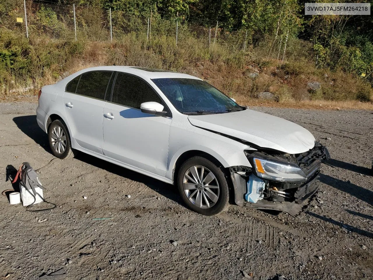 2015 Volkswagen Jetta Se VIN: 3VWD17AJ5FM264218 Lot: 73940184