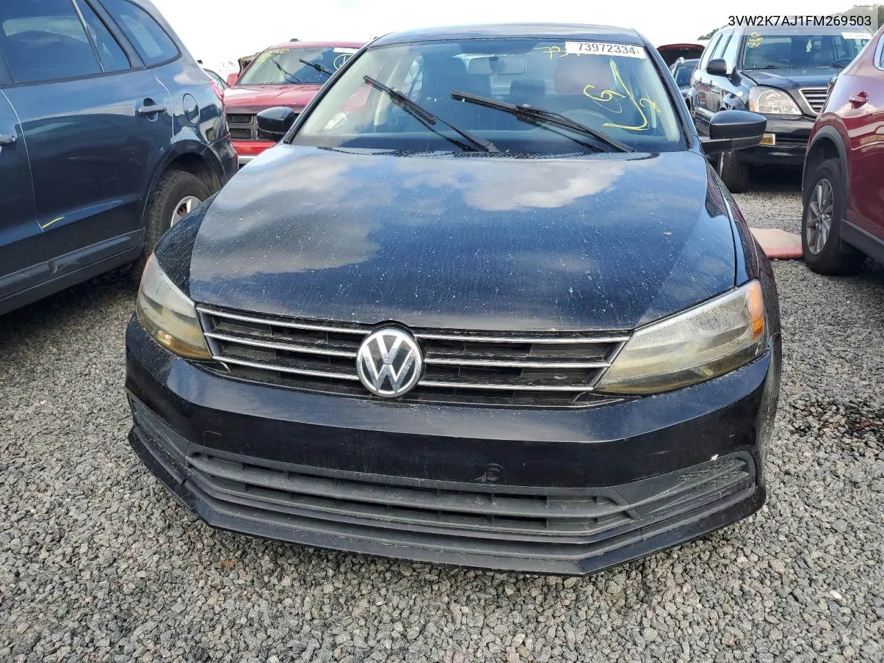 2015 Volkswagen Jetta Base VIN: 3VW2K7AJ1FM269503 Lot: 73972334