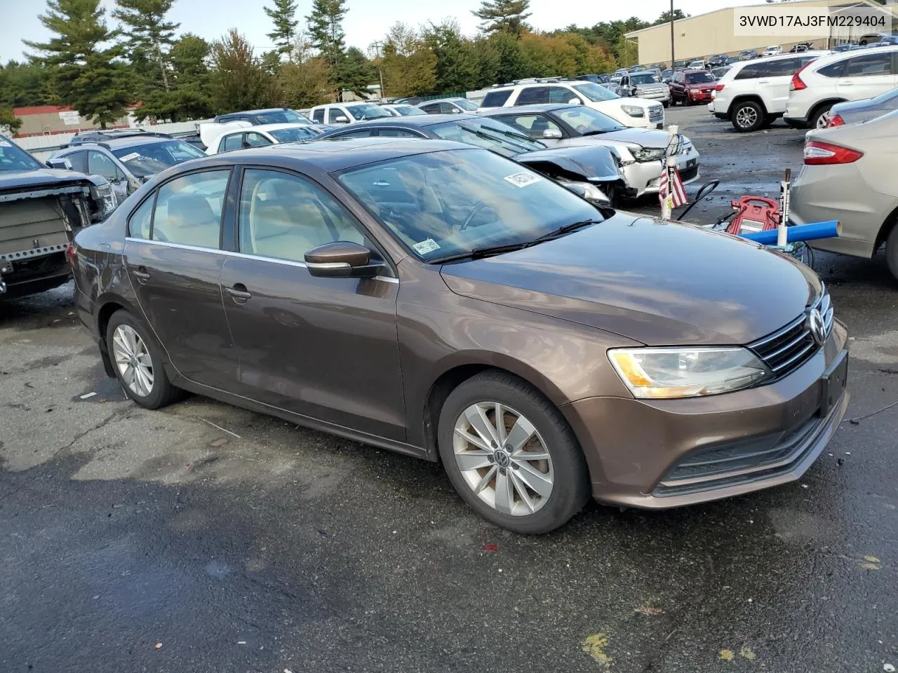 2015 Volkswagen Jetta Se VIN: 3VWD17AJ3FM229404 Lot: 74257724