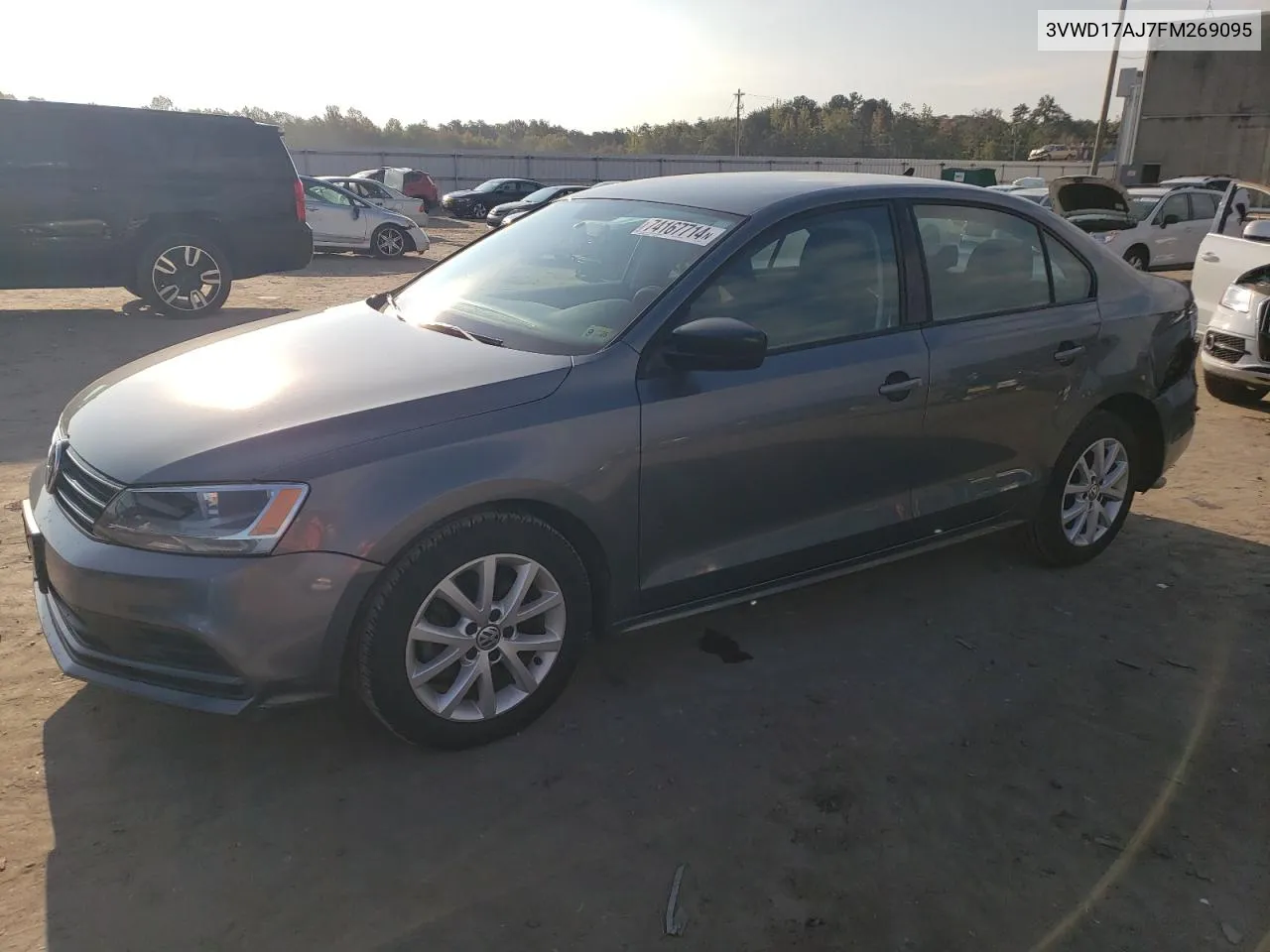 2015 Volkswagen Jetta Se VIN: 3VWD17AJ7FM269095 Lot: 74466904