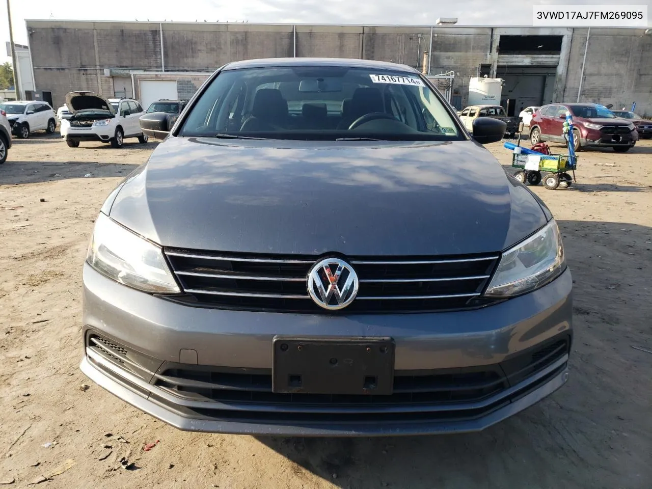 2015 Volkswagen Jetta Se VIN: 3VWD17AJ7FM269095 Lot: 74466904