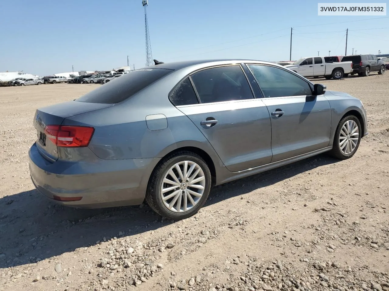 3VWD17AJ0FM351332 2015 Volkswagen Jetta Se