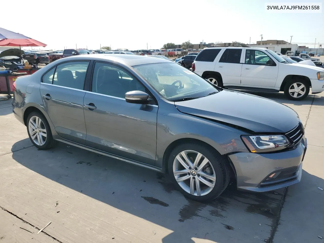 2015 Volkswagen Jetta Tdi VIN: 3VWLA7AJ9FM261558 Lot: 75203504