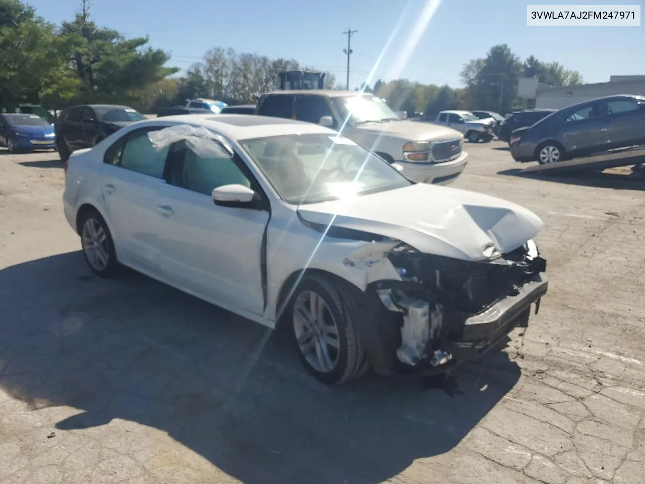 2015 Volkswagen Jetta Tdi VIN: 3VWLA7AJ2FM247971 Lot: 75385214