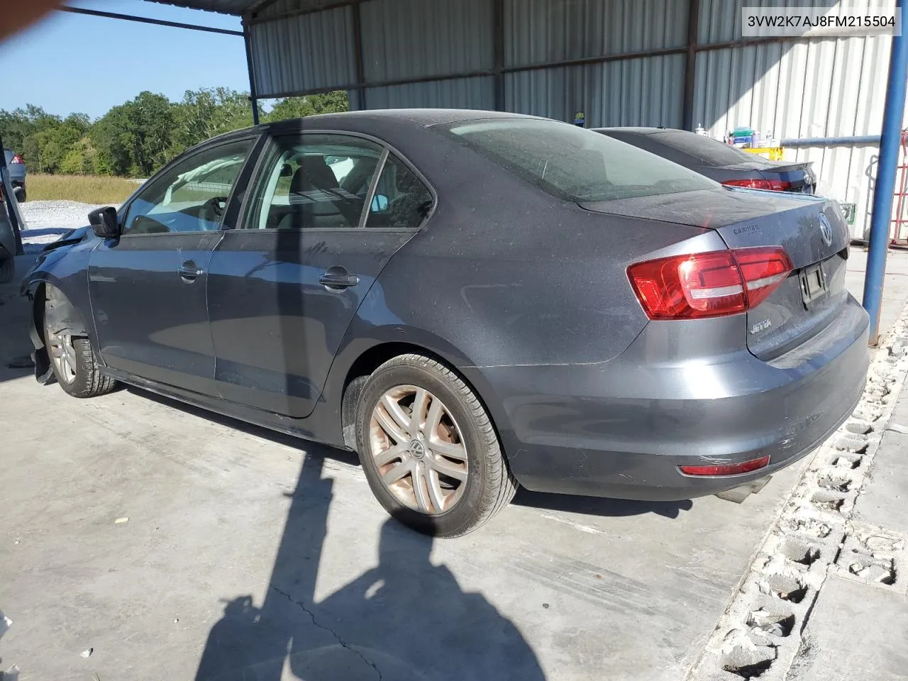 2015 Volkswagen Jetta Base VIN: 3VW2K7AJ8FM215504 Lot: 75391864