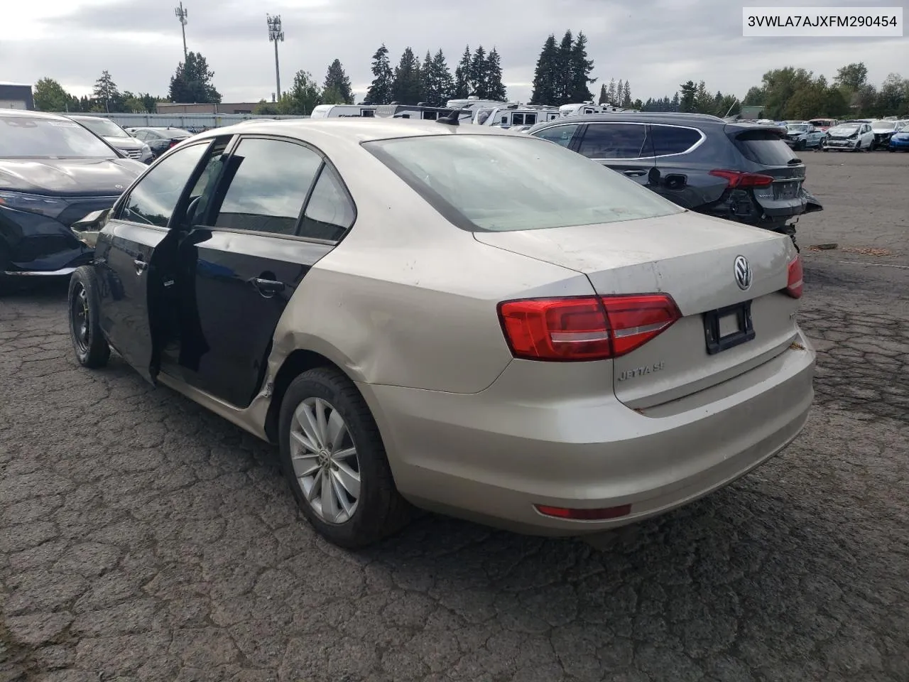 2015 Volkswagen Jetta Tdi VIN: 3VWLA7AJXFM290454 Lot: 75511304