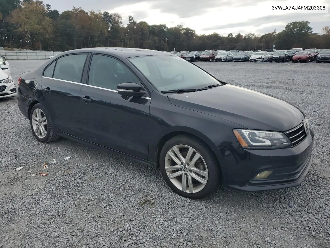 2015 Volkswagen Jetta Tdi VIN: 3VWLA7AJ4FM203308 Lot: 75517824