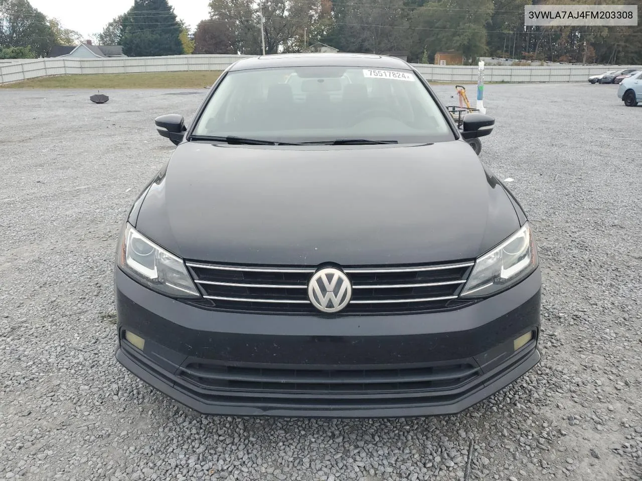 2015 Volkswagen Jetta Tdi VIN: 3VWLA7AJ4FM203308 Lot: 75517824