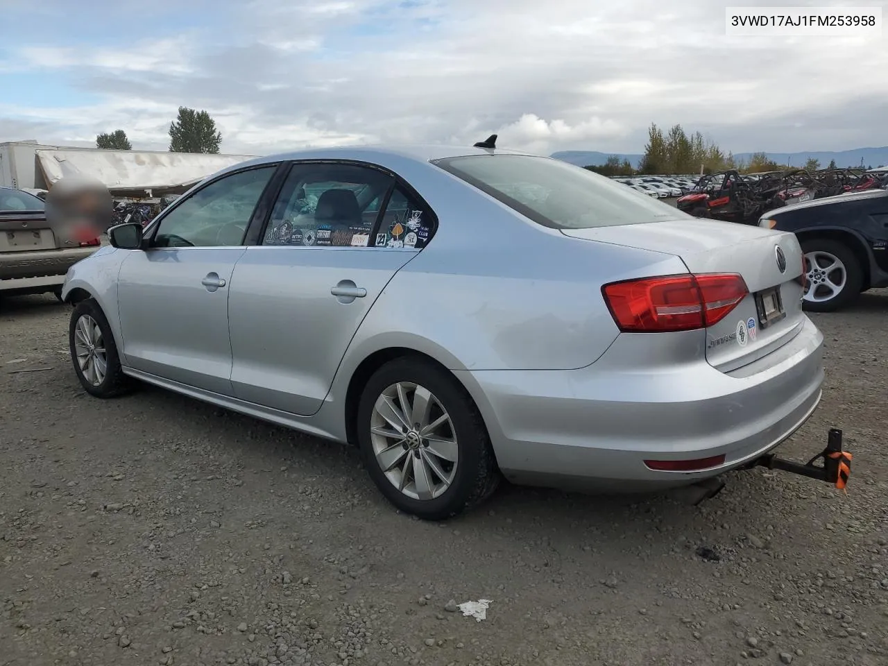 2015 Volkswagen Jetta Se VIN: 3VWD17AJ1FM253958 Lot: 75567954