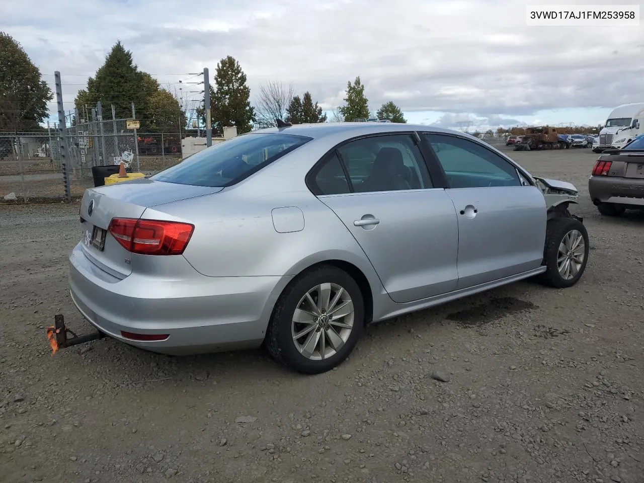 2015 Volkswagen Jetta Se VIN: 3VWD17AJ1FM253958 Lot: 75567954